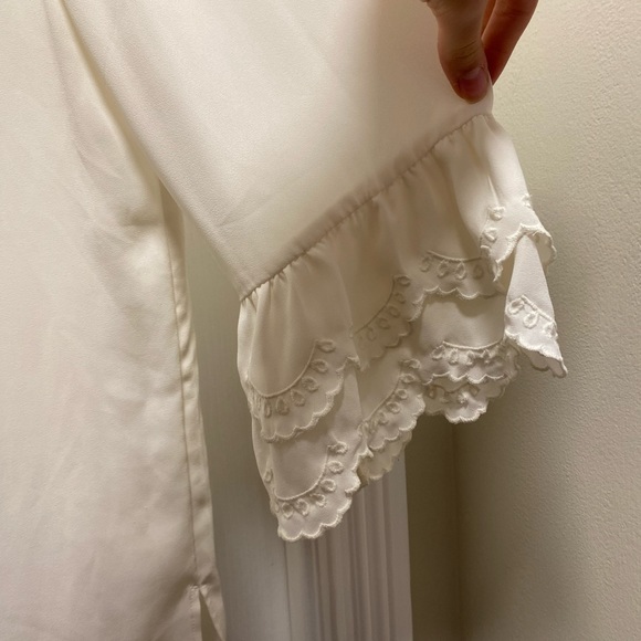 Loft cream blouse with sleeve detail - Picture 3 of 3